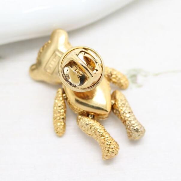 Teddy Bear Articulated Vintage Designer Napier Brooch Pin