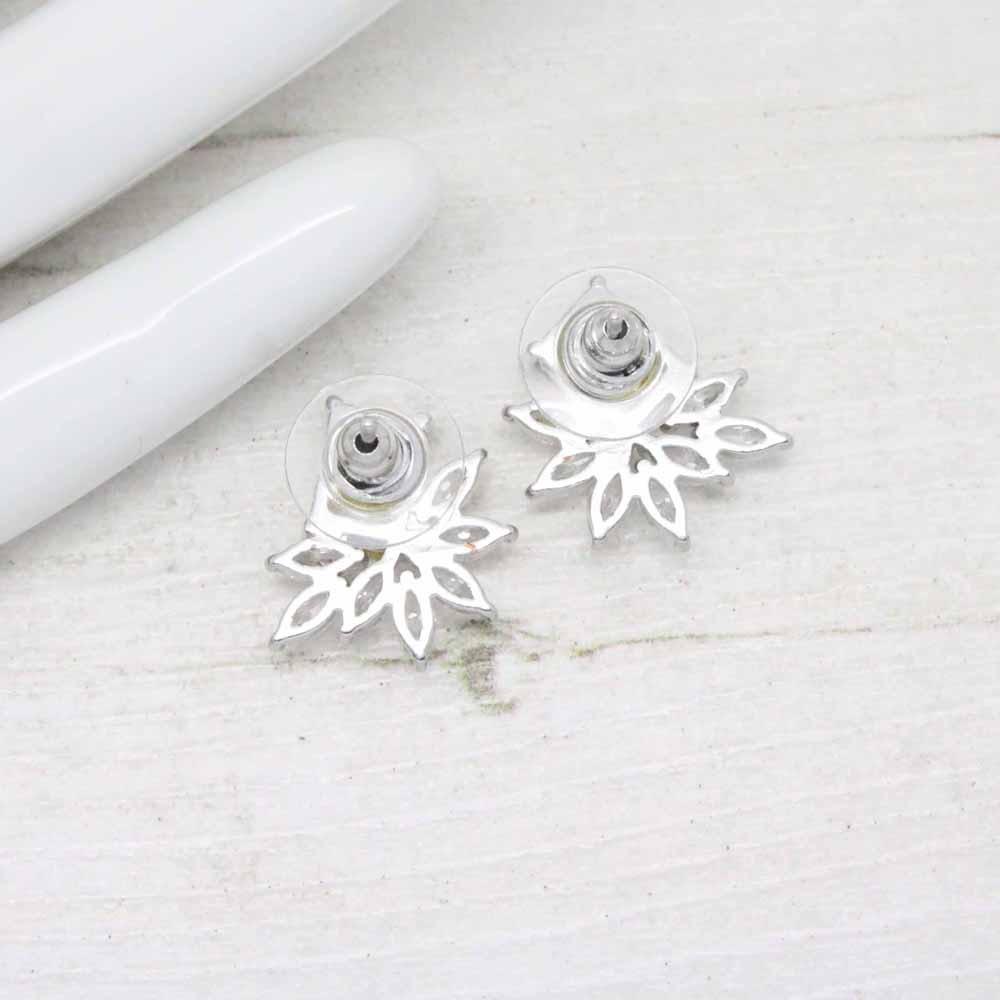 Heirloom Darling Zirconia Crystal Stud Earrings (Topaz)