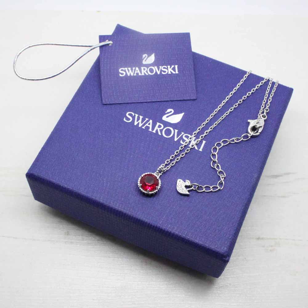 Vintage Swarovski Crystal Birthstone Pendant – January