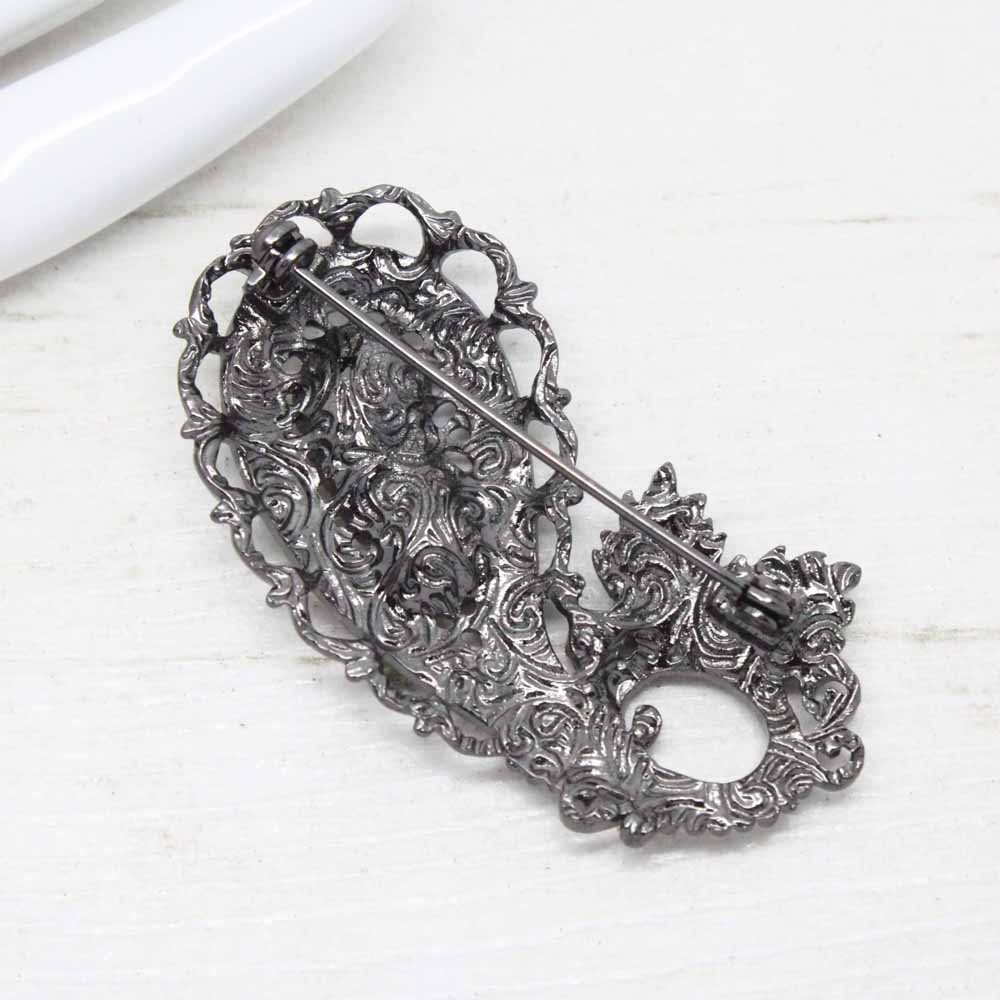 Vintage 1928 Jewelry Co. Ornate Victorian Style Brooch