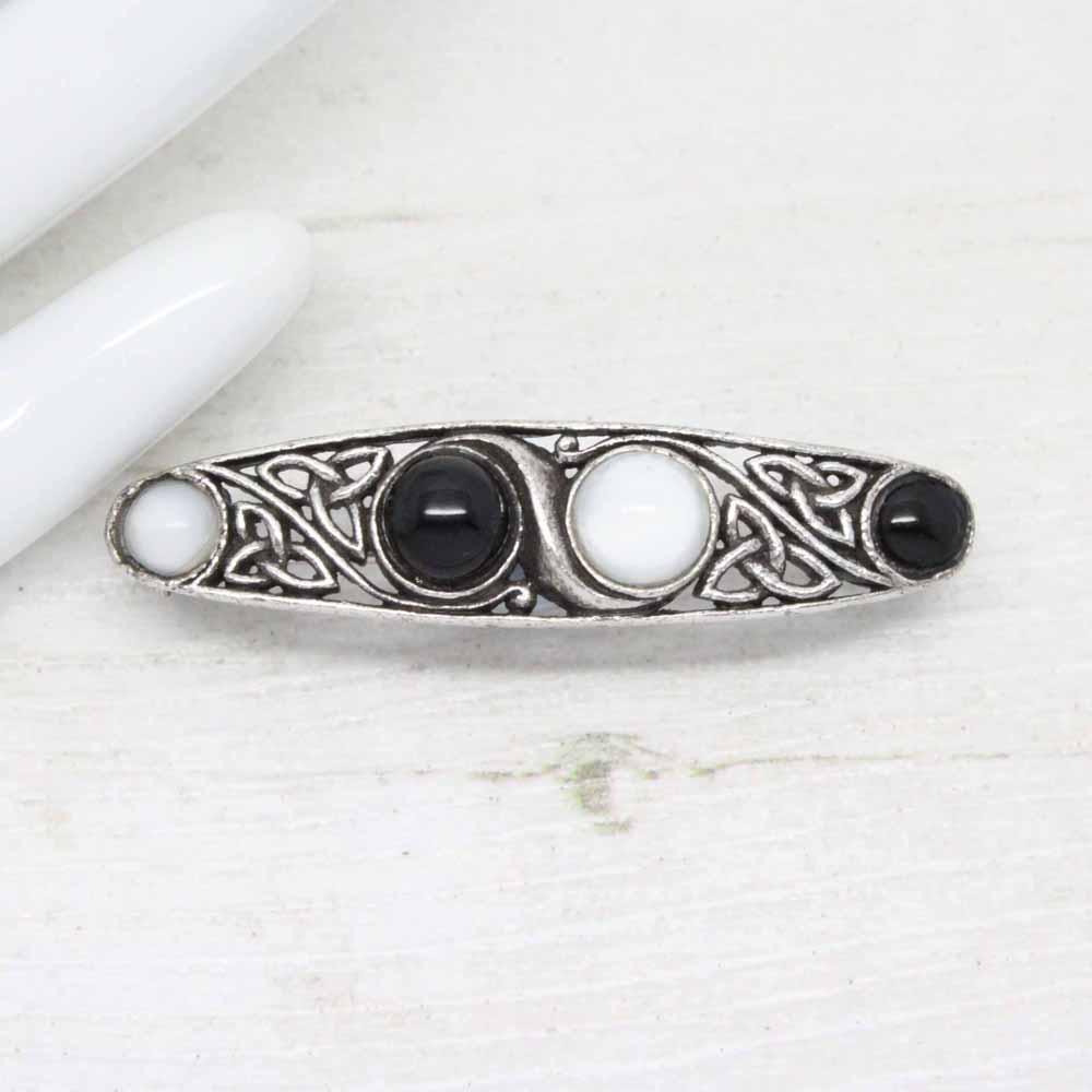 Vintage Miracle Celtic Knot Bar Brooch