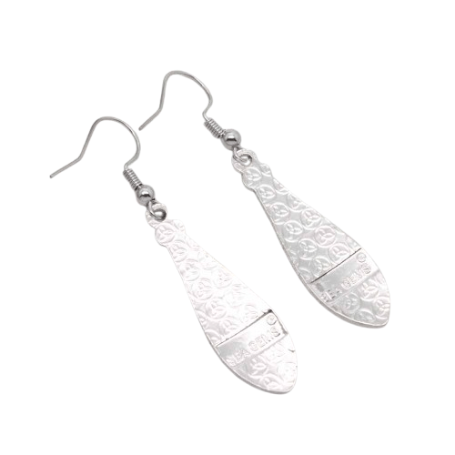 Sea Gems Mackintosh Art Nouveau Spring Leaves Earrings