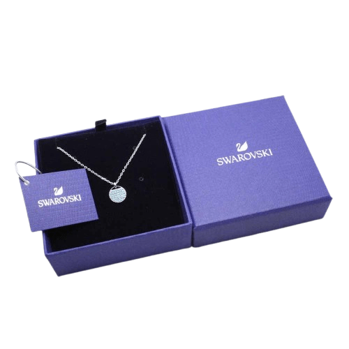 Vintage Swarovski Crystal Sublima Pendant Necklace - Blue