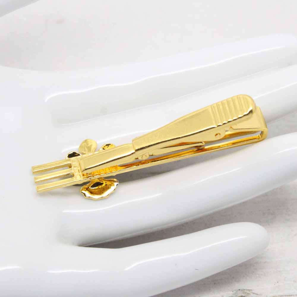 Risis Vintage Vanda Miss Joaquim Orchid Tie Clip (Gold and Palladium)