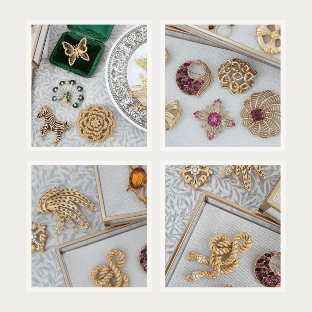 Queenies Bazaar Vintage Brooch Collection